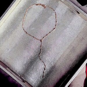 KENDRA SCOTT 18+ext. ROSE GOLD NWOT lariat necklace KS pouch INC~~~gorgeous!!!